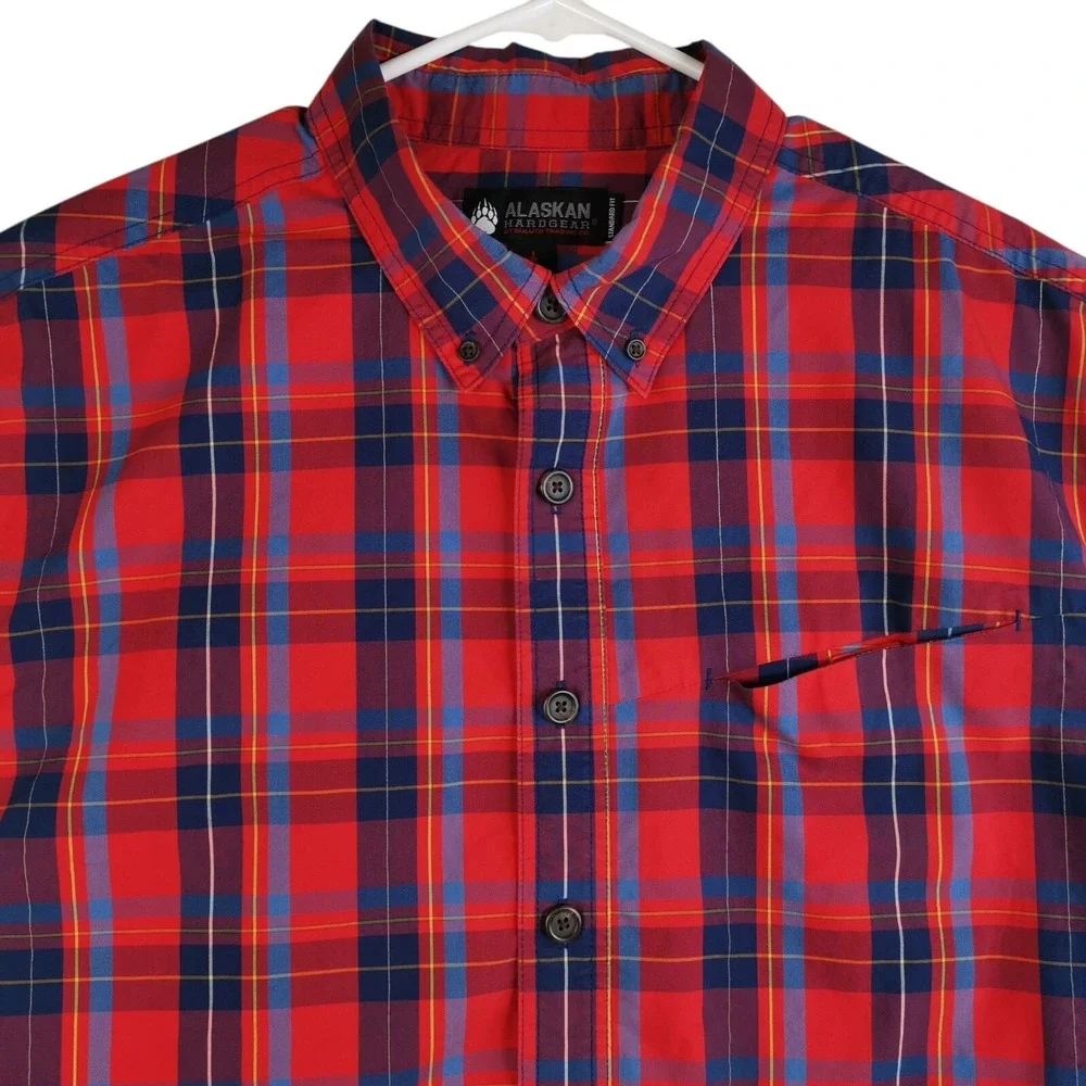 Alaskan Hardgear Plaid Shirt By‎ Duluth Men's XL Tall Button Down Multicolor